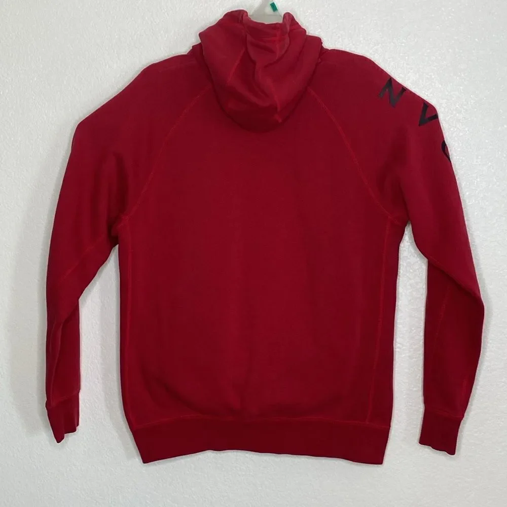 AIR JORDAN NIKE Men’s Dark Red Pullover Hoodie Size M